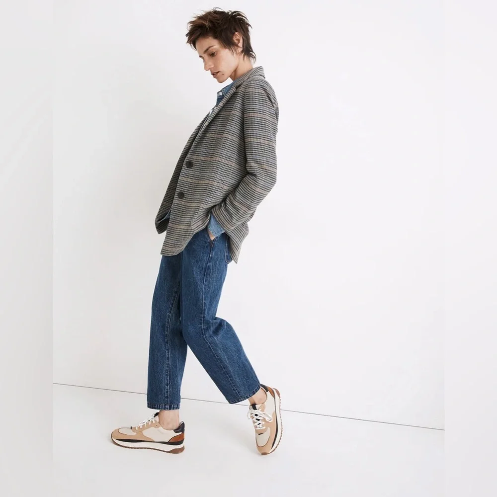 EUC Madewell Dorset Blazer in Bowne Plaid/ Color Essex Houndstooth Menswear (M) - Picture 2 of 15
